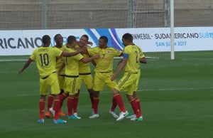 Selección Colombia venció a Paraguay en Sudamericano Sub-15