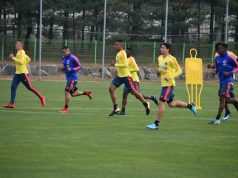 Selección Colombia alista partido ante Corea