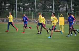 Selección Colombia alista partido ante Corea