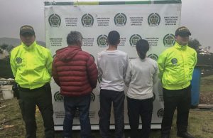 Tres personas capturadas en flagrancia por atentar contra los recursos naturales