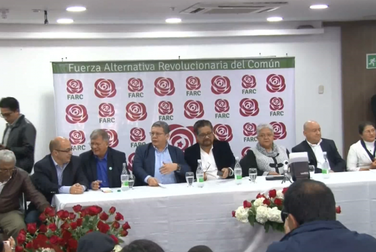 FARC presenta formula presidencial