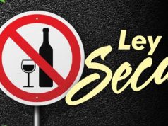 Ley seca para el próximo fin de semana