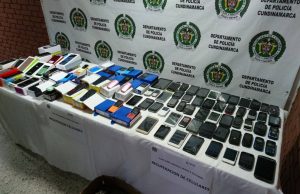 Policía en operativo simultaneó incauta celulares en Funza, Mosquera, Madrid y Facatativá