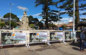 Monumento en Chía por vandalismo debió ser encerrado