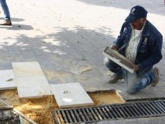 Obras de recuperación en la Plaza Principal de Facatativá