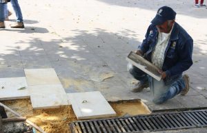 Obras de recuperación en la Plaza Principal de Facatativá