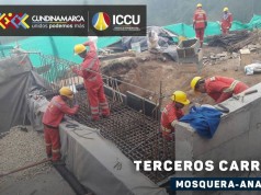 Siguen las obras para la construcción de los terceros carriles en la vía Mosquera-Anapoima