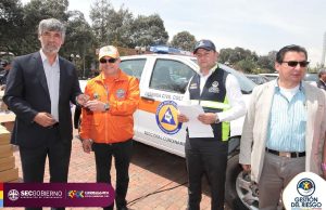 Cuerpo de Bomberos y la Defensa Civil de Funza recibieron importante dotación