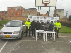 Captura de cinco delincuentes en Facatativá