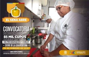 Son 85 mil cupos disponibles para estudiar en el SENA