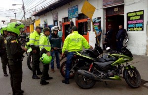 Cuatro capturas lograron la policía de Facatativá en las últimas horas por los delitos de hurto, entre otros