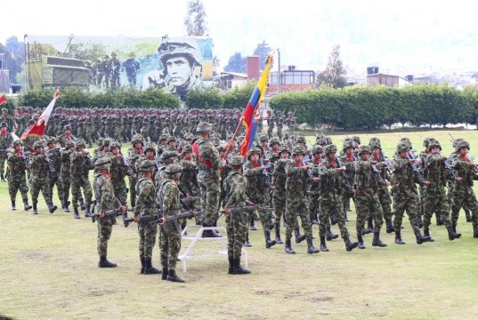 Soldados realizaron juramento a la bandera en Facatativá