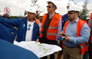 Funcionarios del Banco Mundial inspeccionaron el proyecto PTAR El Salitre de la CAR Cundinamarca