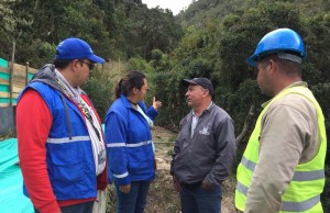 CAR, adelanta acciones para mitigar riesgos por temporada de lluvias en Villapinzón
