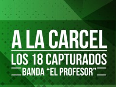 Cárcel para los integrantes de la banda delincuencial “El Profesor”