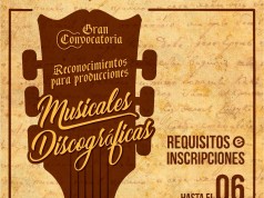 Gran convocatoria Nacional para producciones musicales discográficas