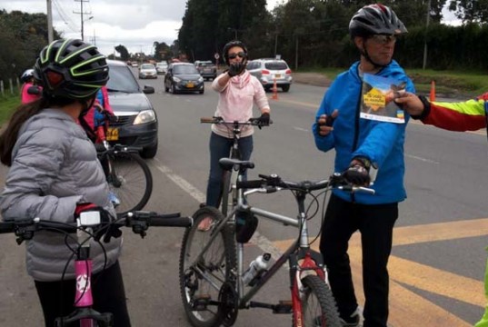 Campañas de seguridad vial en Cundinamarca