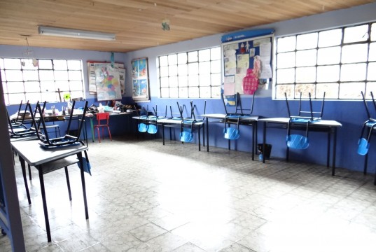 Colegios oficiales en Soacha a punto de crisis sanitaria