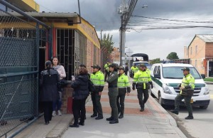 Se realizó operativo de control en colegios oficiales de Funza