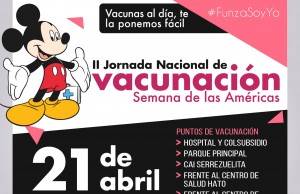 Gran jornada de vacunación para niños en el municipio de Funza