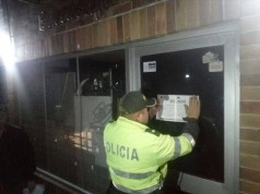 Patrullajes deja como resultados 4 sellamientos a establecimientos en el municipio de Funza