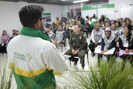 Presidentes de JAC conocieron el proceso del Censo Nacional en el municipio de Mosquera