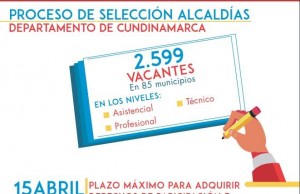 Se amplía plazo de selección para la inscripción de empleo en Cundinamarca