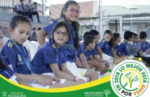 Cerca de 2648 sudaderas fueron entregadas a los estudiantes de Mosquera