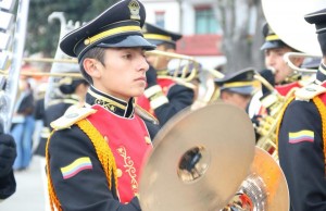 Concurso municipal de bandas marciales en Facatativá
