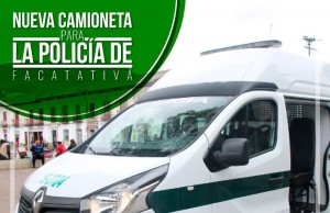 Entrega de nuevo vehículo de Policía al servicio de los facatativeños