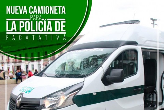 Entrega de nuevo vehículo de Policía al servicio de los facatativeños