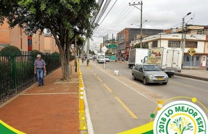 Mejoramiento de cicloruta en el municipio de Mosquera