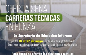 Nuevas ofertas de carreras técnicas dictadas por el Sena en Funza