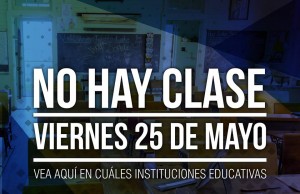 Por elecciones presidenciales no hay clase el viernes en Instituciones Educativas de Facatativá