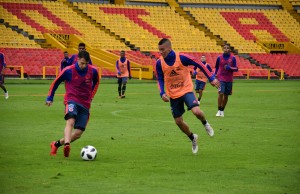 Selección Colombia trabajó en el estadio El Campín
