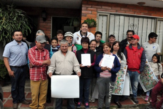 Continúan los trabajos para dignificar la vivienda de los raizales en Chía