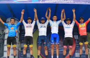 Wildy Enrique Sandoval, primer líder de la Vuelta a Cundinamarca