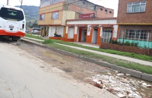 Rehabilitación de vías en Facatativá