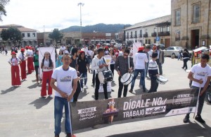 Facatativá dice no, al trabajo infantil