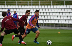 Selección Colombia inicia preparativos para juego ante Polonia