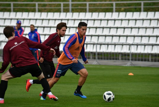 Selección Colombia inicia preparativos para juego ante Polonia
