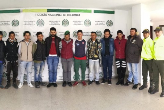 En operativos, se realizaron capturas en el municipio de Funza