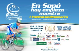 En Sopó arrancó la vuelta a Cundinamarca en bicicleta