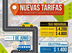 Estas son las nuevas tarifas de transporte urbano en Facatativá
