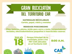 Gran Reciclatón se realizará en el Territorio CAR