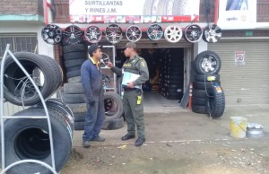 Operativos de control de espacio público en Funza