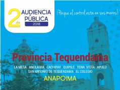 Contraloría de Cundinamarca inicia nuevo ciclo en 2018 de audiencias públicas en las provincias