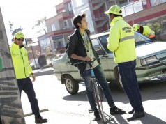 Campaña de seguridad vial en Mosquera