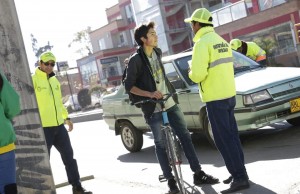 Campaña de seguridad vial en Mosquera