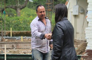 La alcaldesa (e) de Bojacá visitó las obras de la Escuela Rural de San Antonio